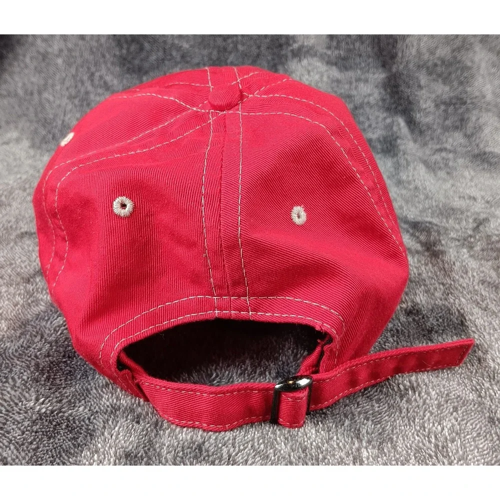 Titleist Golf Hat Cap Red Adjustable Embroidered Logo Mens‎